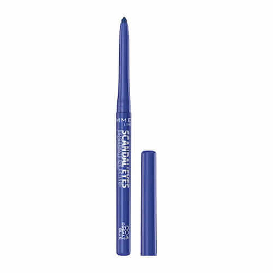 Rimmel Scandaleyes Exaggerate Delineador de ojos resistente al agua 004 Azul cobalto, 0,35 g