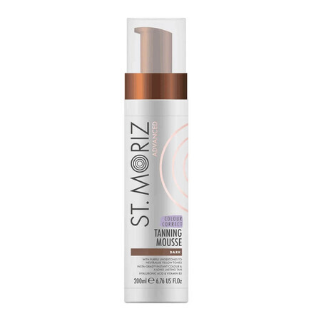 St.Moriz Advanced Pro Mousse de color con efecto corrector del color oscuro, 200ml