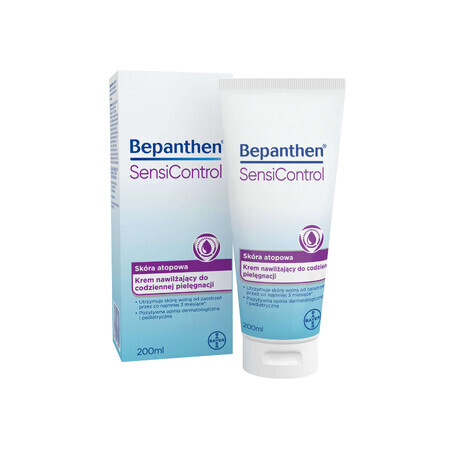 Bepanthen SensiControl crema idratante per pelli atopiche, 200 ml