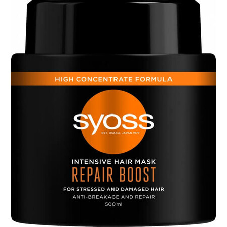 Syoss Mascarilla Reparadora Intensiva para cabello seco y dañado, 500ml