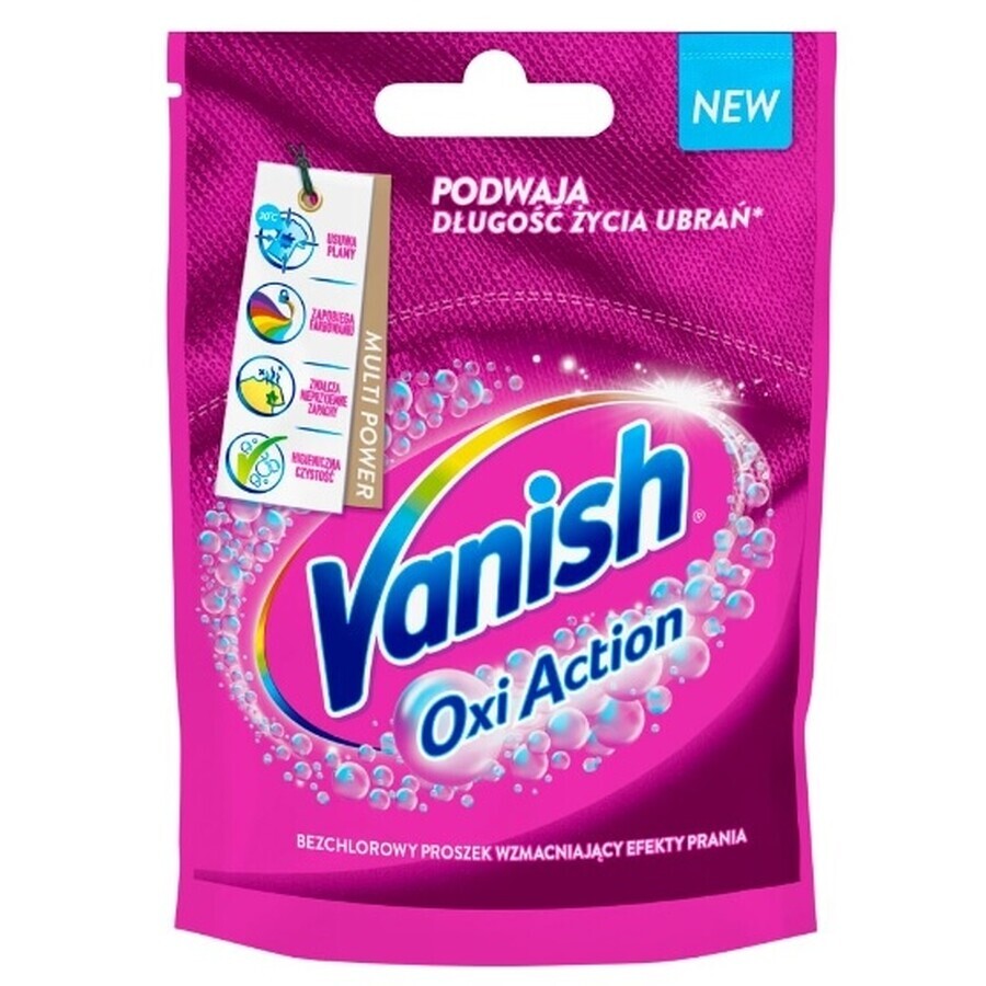 Vanish Oxi Action Rosa Detergente per tessuti colorati 30 g