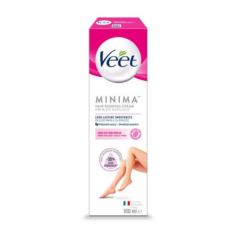 Veet Minima waxing cream for normal skin, 100ml