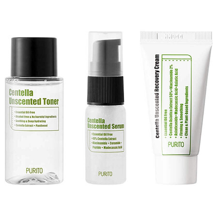 Travel Kit Set Centella Unscented line, Purito