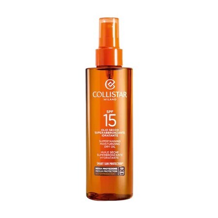 Collistar Olio Secco Superabbronzante Idratante SPF15, 200ml