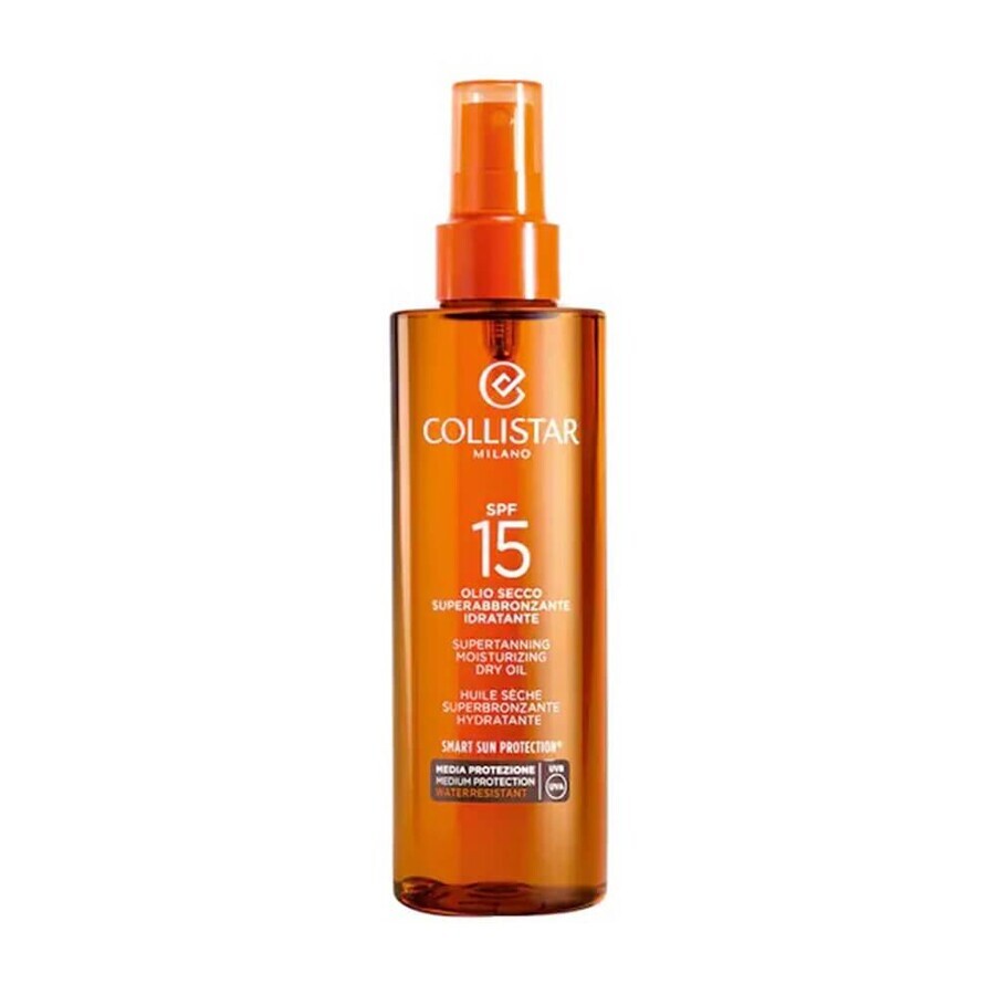 Ulei autobronzant protector SPF 15, K26061, 200 ml, Collistar