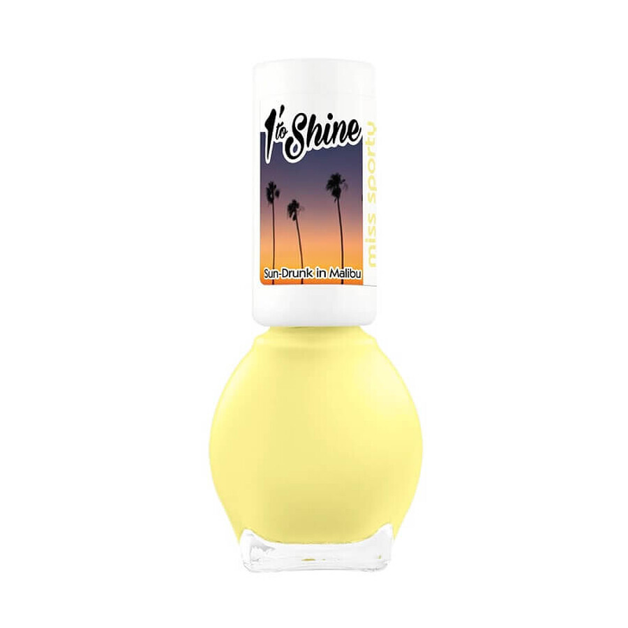 Miss Sporty 1 Minute zu glänzen Nagellack 637 Sun-drunk in Malibu, 7ml