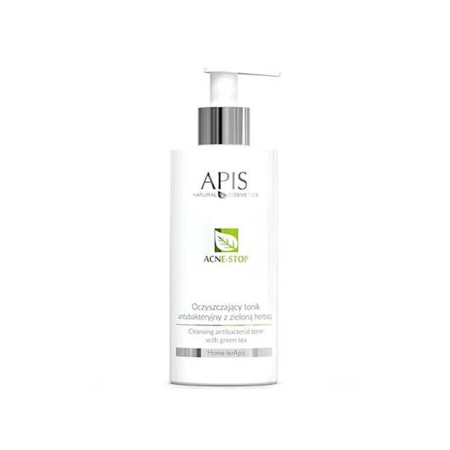 Apis Acne-Stop Tonico antibatterico purificante con tè verde, 300ml