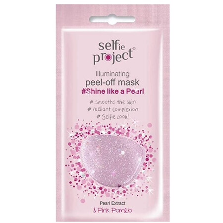 Selfie Project, 3shine like a pearl, Maschera illuminante, 12ml