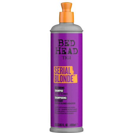 Tigi Bed Head Serial Blonde Shampooing pour cheveux blonds abîmés, 400ml