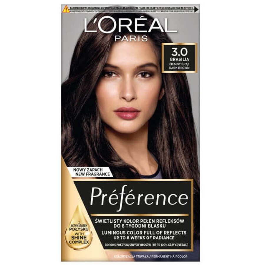 L'Oreal Paris Preference Haarfarbe 3.0 Brasilia