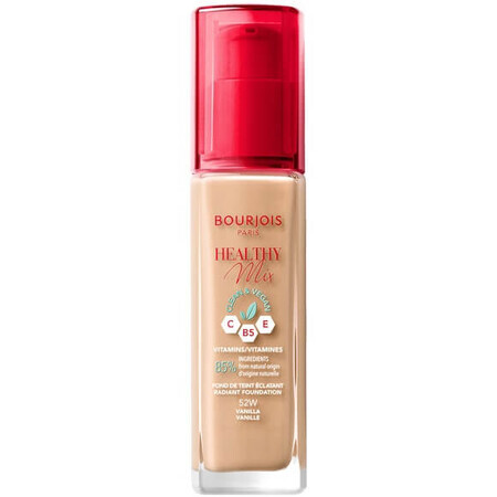 Bourjois Healthy Mix Clean Vegan Foundation 52 Vanille, 30ml