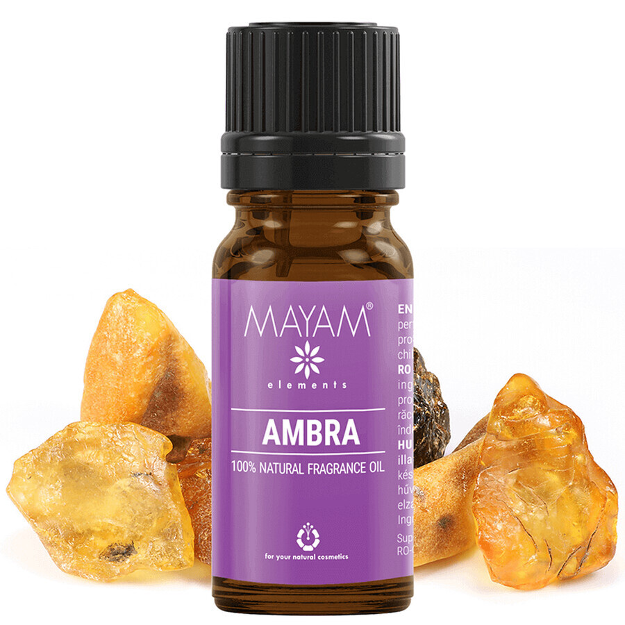 Olio profumato naturale Ambra M-1356, 10 ml, Mayam