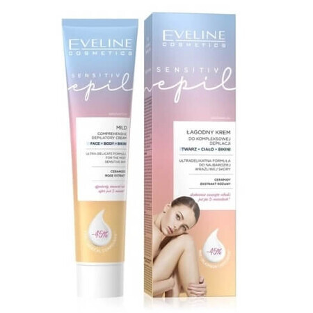 Eveline Sensitive Epil agile crema epilatoria completa, 125 ml