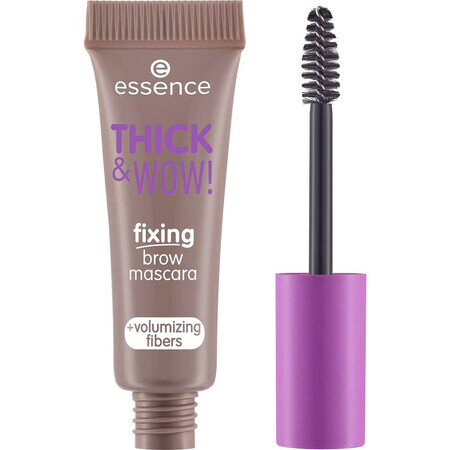 Essence Thick & Wow! Fixerende Wenkbrauw Mascara 01 Karamel Blond, 6ml