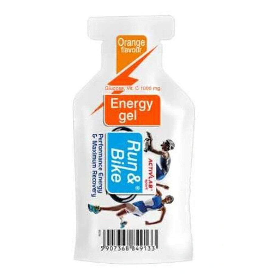 Run amp; Bike, Gel energetic Pomaracza, 40g