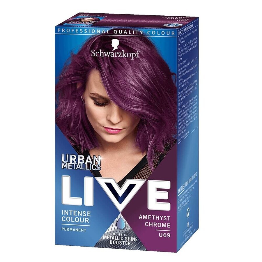 Schwarzkopf Live Urban Urban Metallic Wax Color U69 Amethyst Chrome