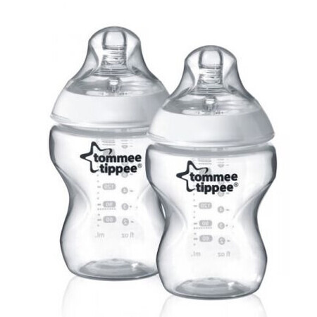 Tommee Tippee, Closer to Nature, biberon da 260 ml, 2 pezzi