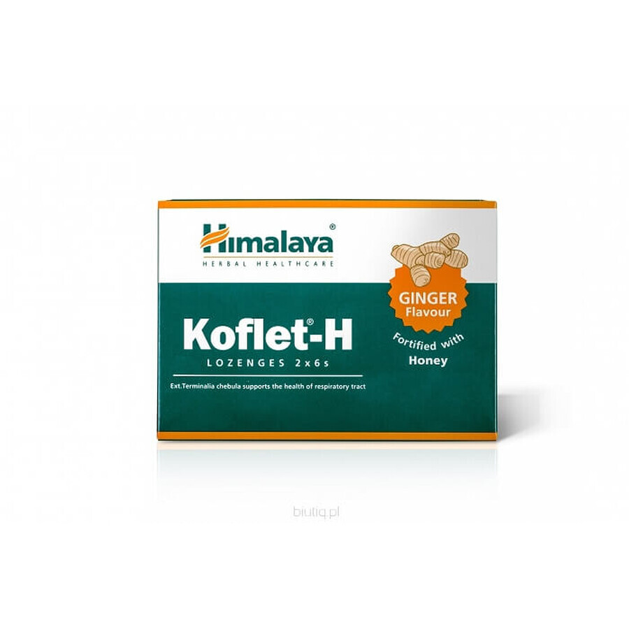 Himalaya Koflet-H gusto zenzero 12 pillole