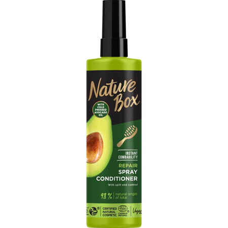 Nature Box Cera Spray Balsamo con olio di avocado, 200ml