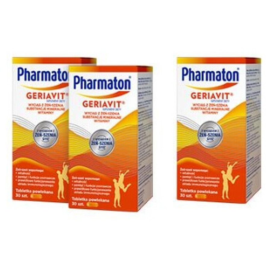 Pharmaton Geriavit, 3 x 30 compresse