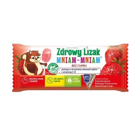 Lecca-lecca sano alla fragola Yummy Yummy, 1 pz.