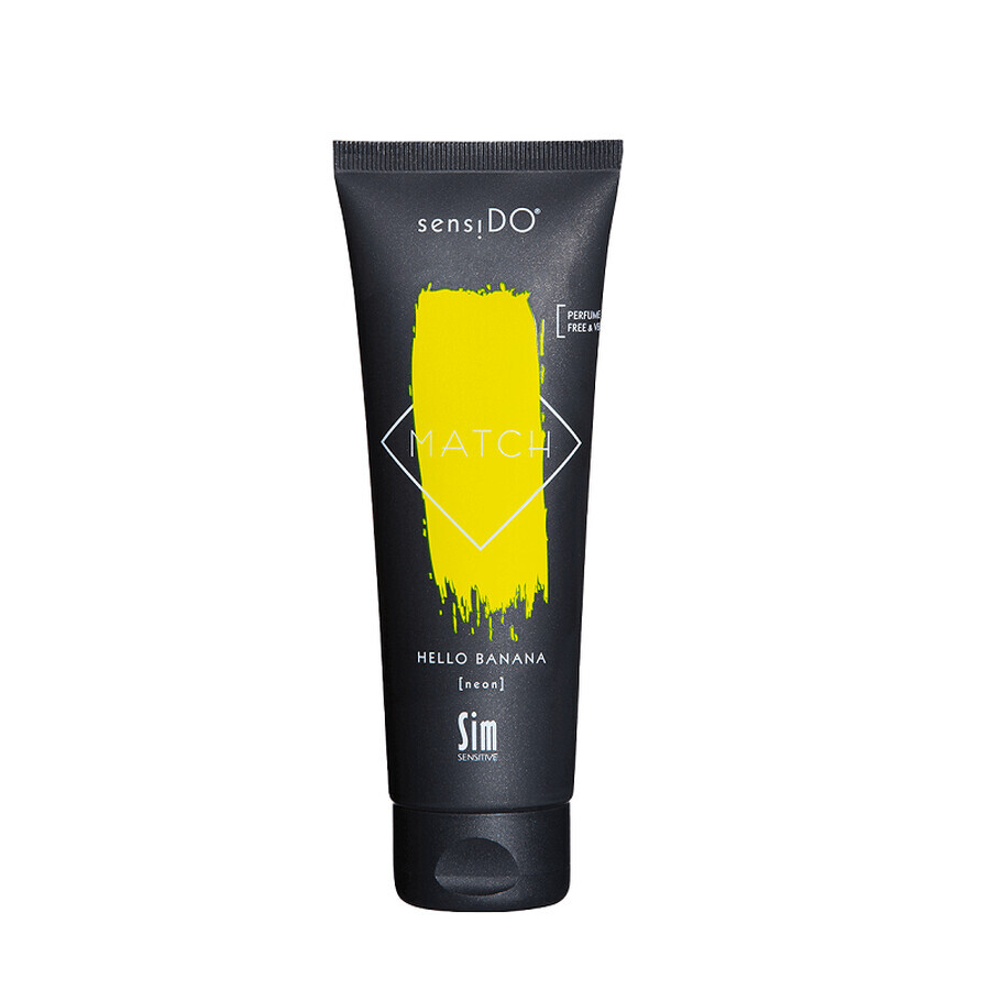 Vernice diretta intensa Hello Banana neon SensiDo Match, 125 ml, Sim Sensitive