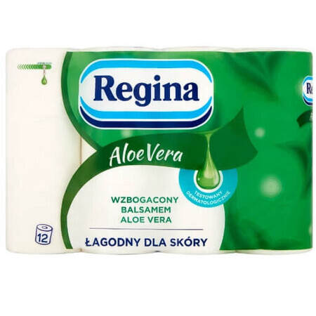 Regina, carta igienica all'aloe vera, 12 rotoli