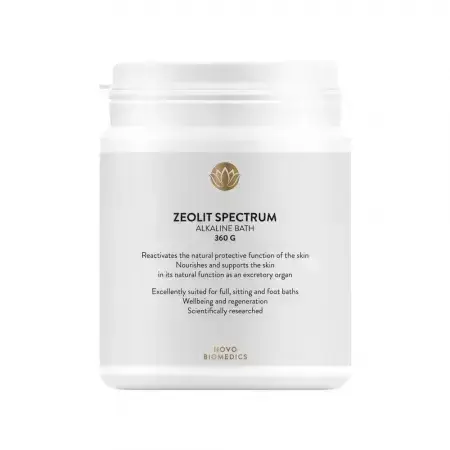 Zeolite Spectrum alkaline bath salt, 360 g, Novo Biomedics