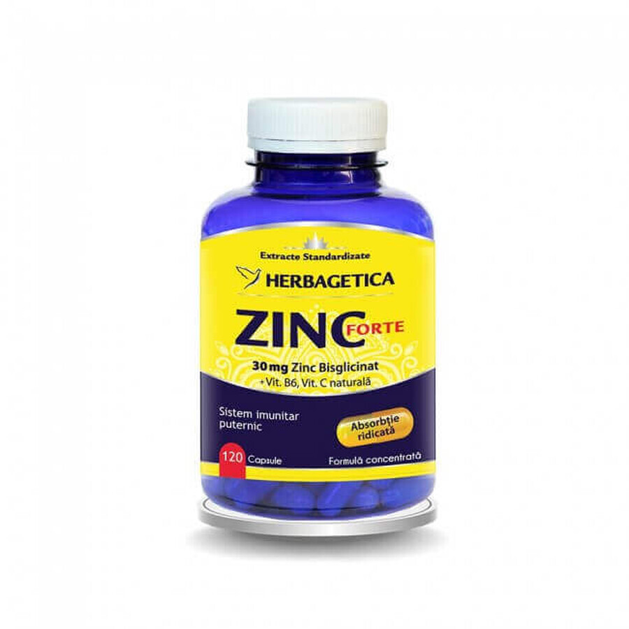 Zinco Forte, 120 capsule, Herbagetica