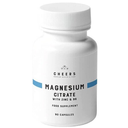 Cheers magnesium citrate, skeletal and nervous system support, 90 capsules