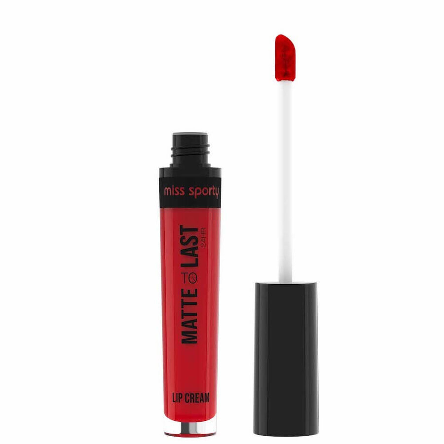 Barra de labios líquida mate Miss Sporty Matte To Last 24H 300 Vivid Red, 3,7 ml