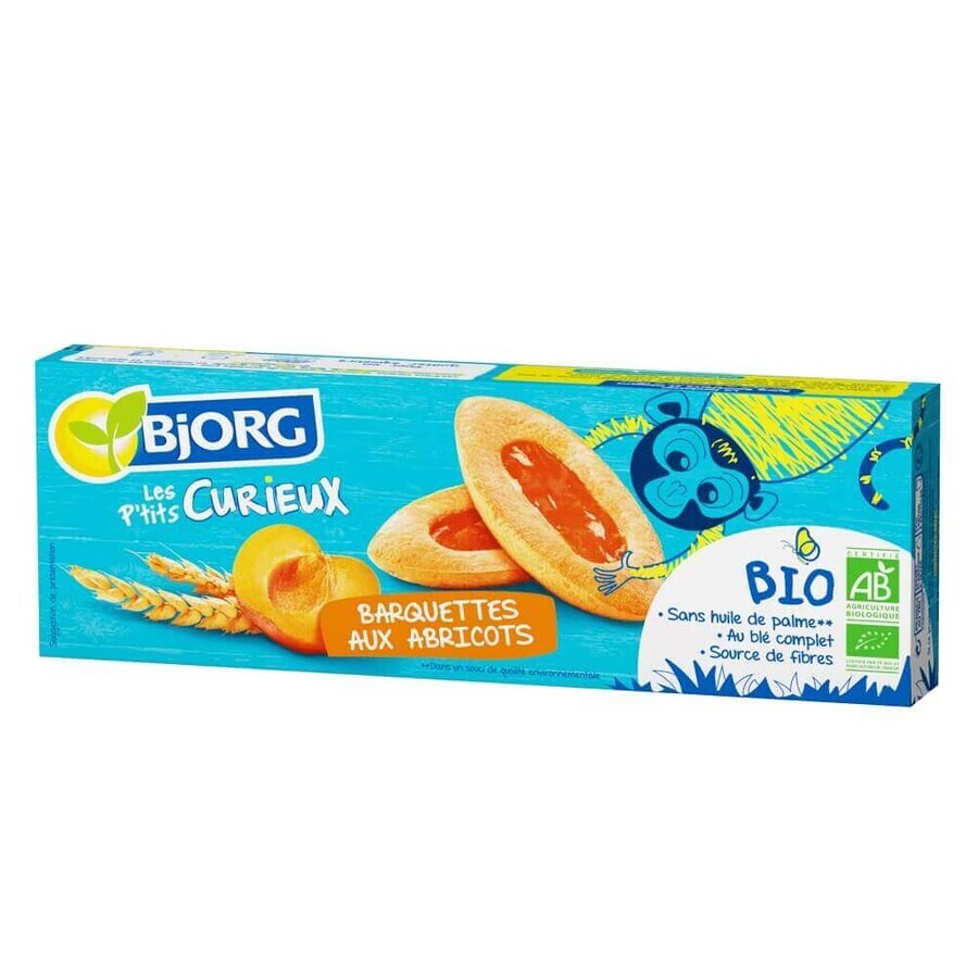 Barchette per bambini con albicocche, 120g, BJORG