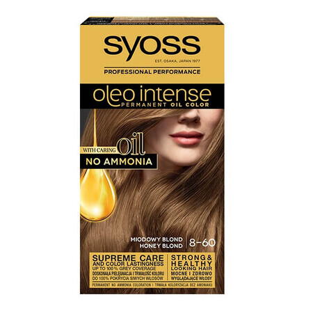 Syoss Oleo Intense Haarkleuring Supreme Goud Honing Blond 8-60