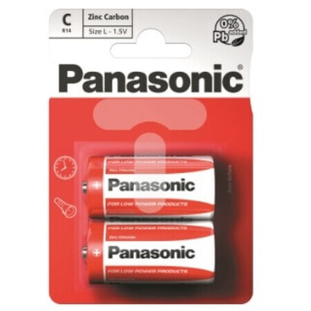 Panasonic, R14, Batteria, 2 pezzi