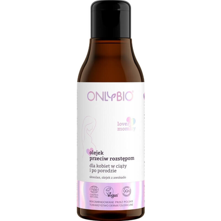 Onlybio Lovely Mommy, Anti-stretch mark oil, 150 ml