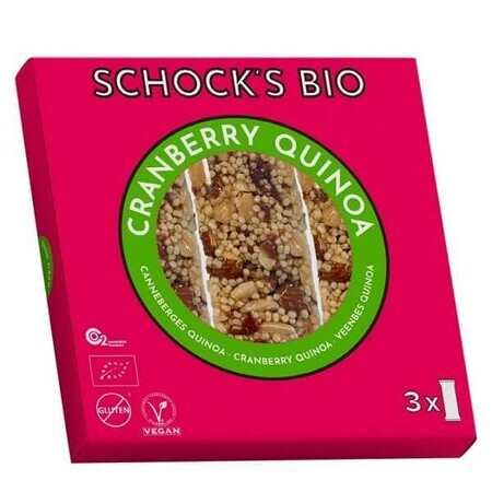 Schock's Barretta Cranberry Mandorle Bio 3x25g