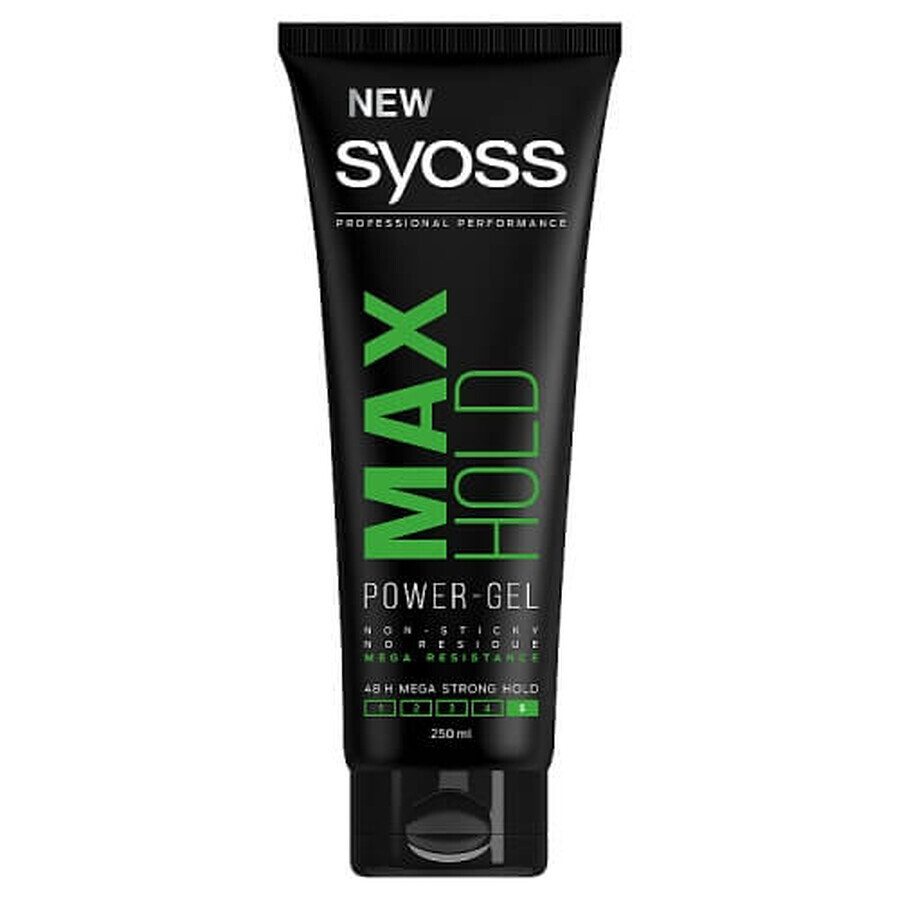 Syoss Max Hold Mega Strong Hold Wax Gel 250ml