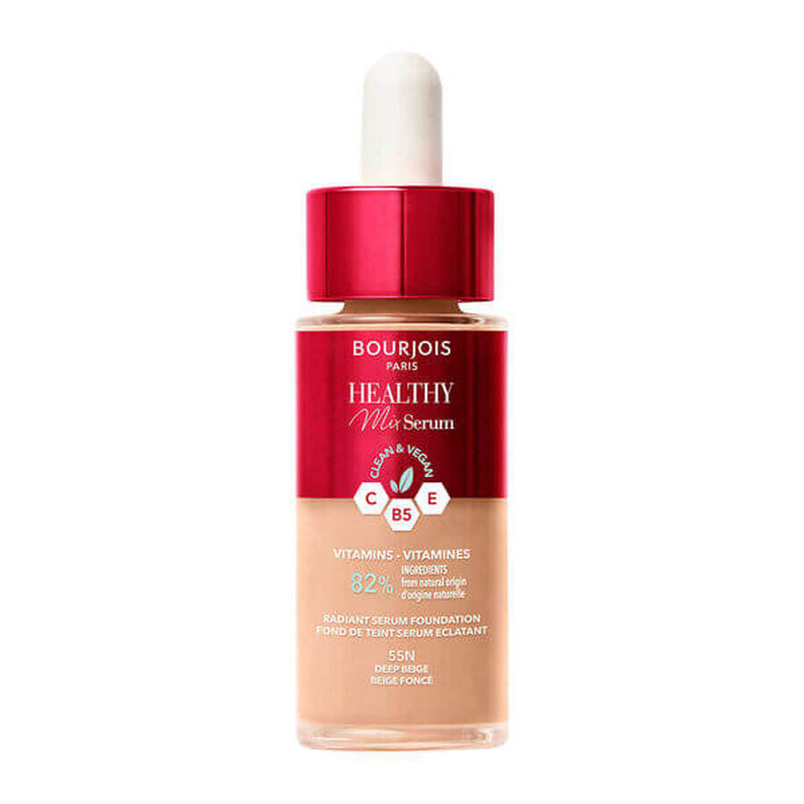 Bourjois Healthy Mix Primer viso idratante e diffondente - Siero 55N Beige intenso, 30ml