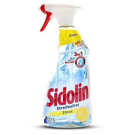 Sidolin, Detergente per vetri, limone, 500ml