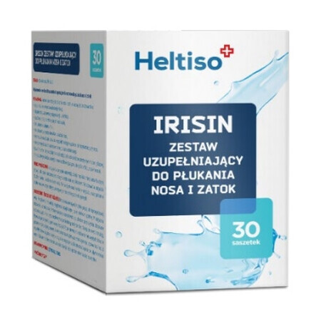 Kit di decongestione nasale e sinusale Heltiso Irisin, 30 bustine - A lunga conservazione!