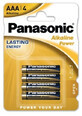 Panasonic, LR3, Batteria, 4 pezzi