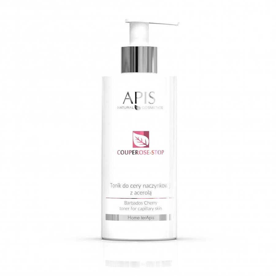 Apis Couperose-Stop Tonico per la pelle con couperose con Acerol, 300ml