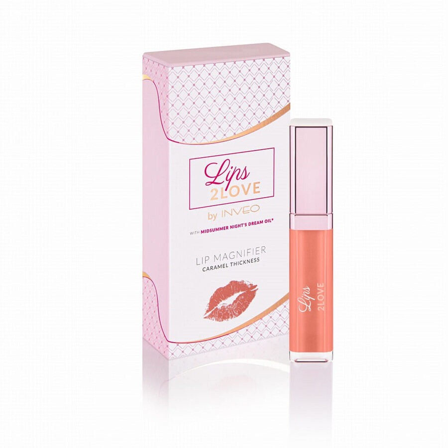 Inveo Lips 2 Love Natuurlijke Lippenbalsem Karamel Dik, 6,5ml