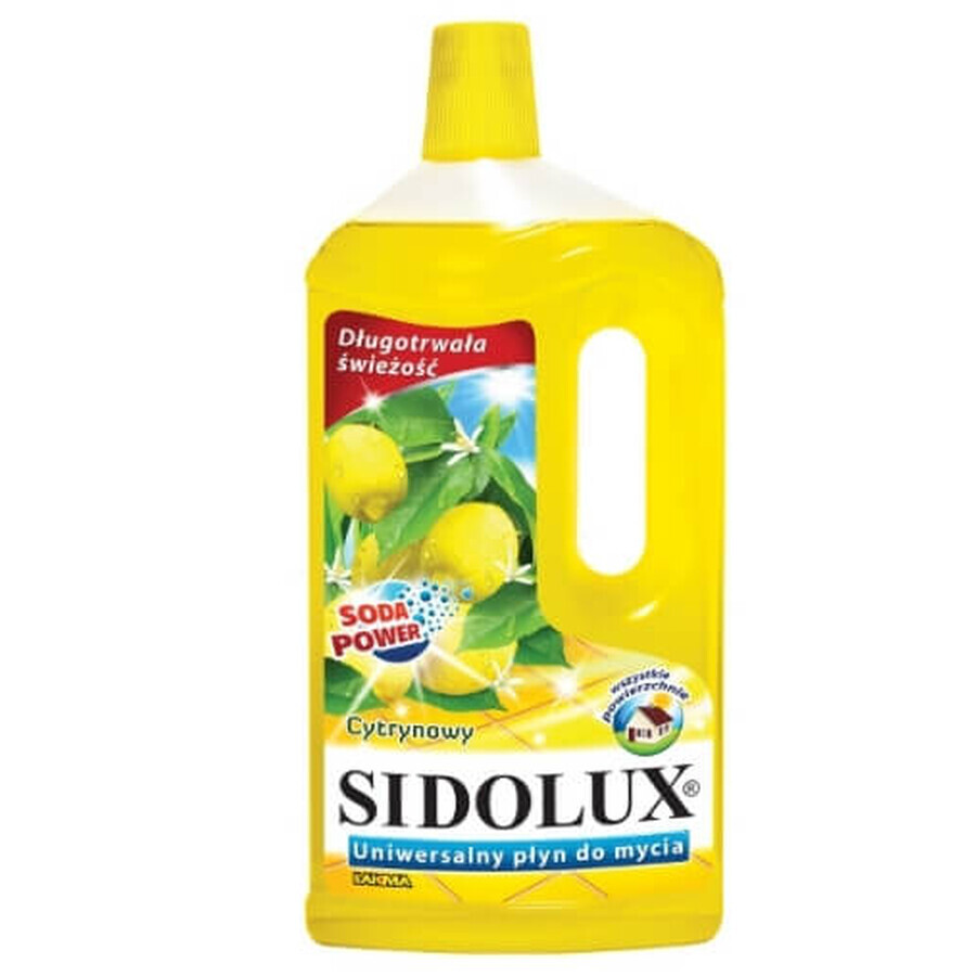 Sidolux detergente multiuso, limone, 1l