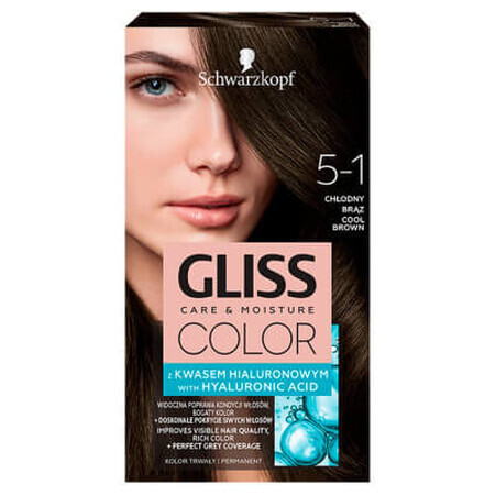 Schwarzkopf Gliss Color Cera Color con ácido hialurónico Chodny Brz 5-1