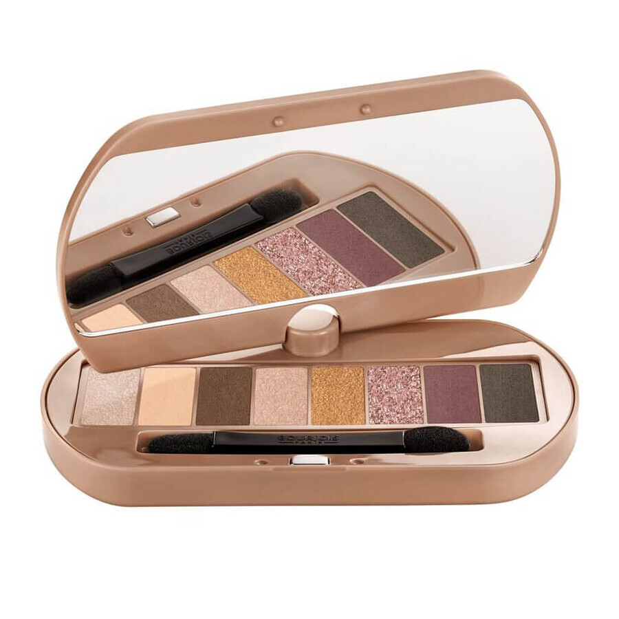 Paletă de farduri de ochi Bourjois Eye Catching Nude 03, 4.5g