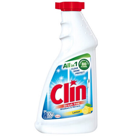 Clin, Detergente per vetri, ricambio, Agrumi, 500 ml