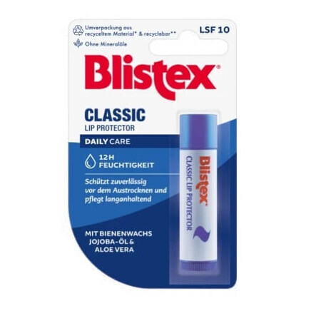 Blistex, Classic, Bálsamo labial en barra, 4,25 g