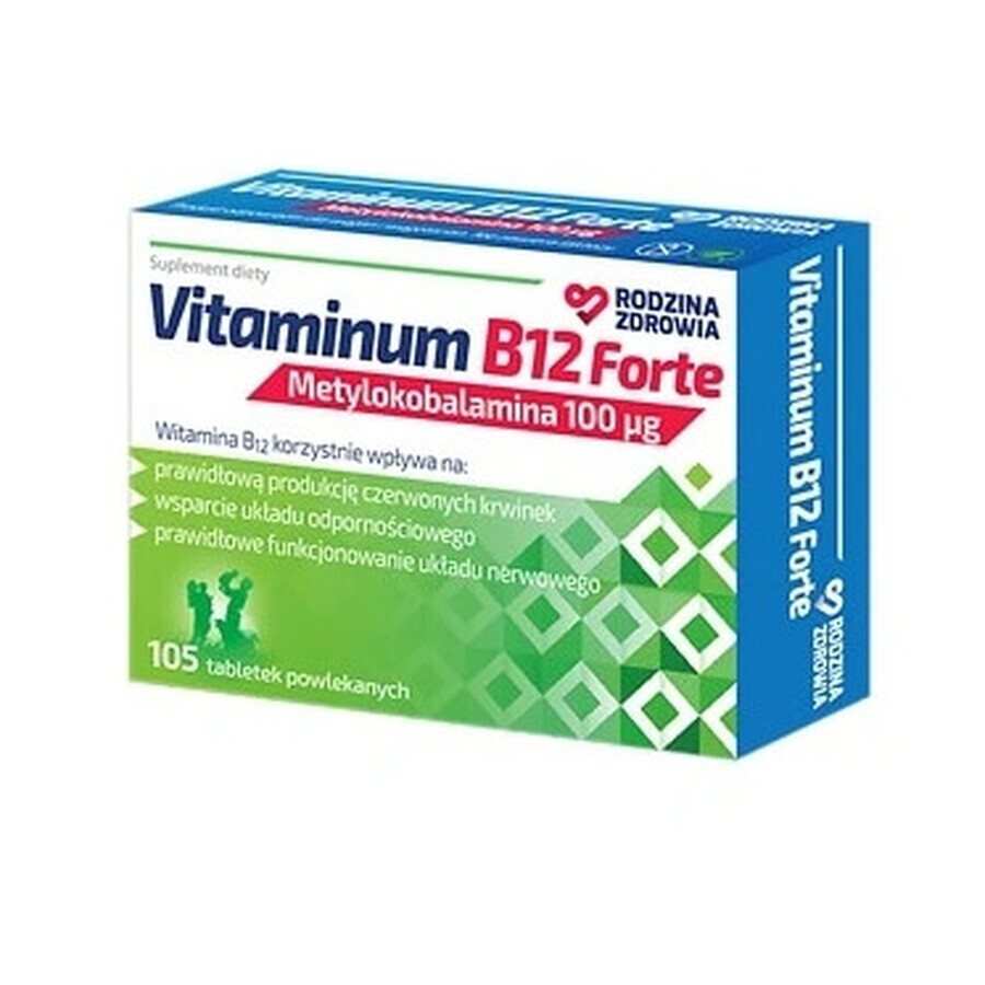 Family Health Vitaminum B12 Forte, 105 compresse