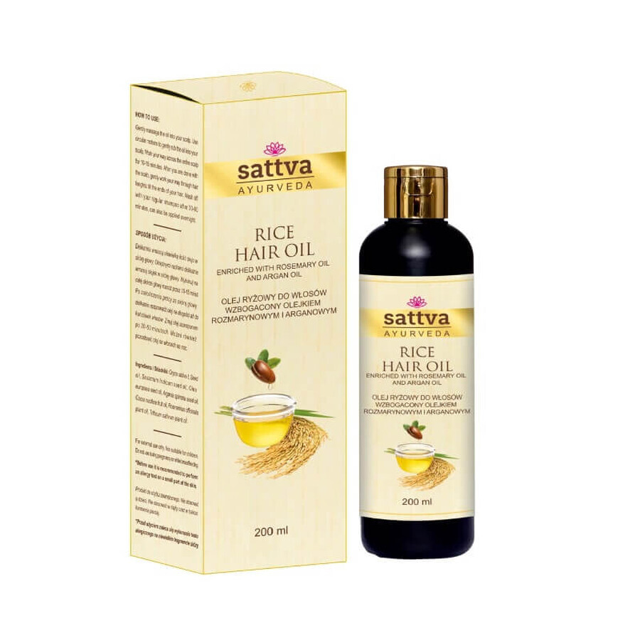 Sattva rijstwasolie, 200ml